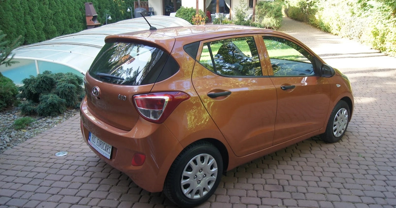 Hyundai i10 cena 29900 przebieg: 66000, rok produkcji 2014 z Gościno małe 277